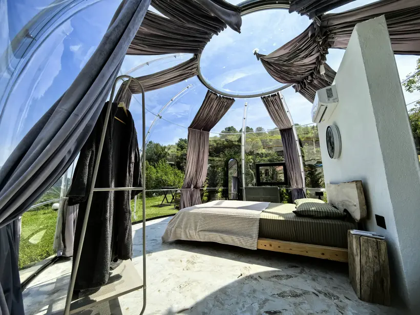 Galaxy, Moon and Star transparent dome at Zen Relaxing Village