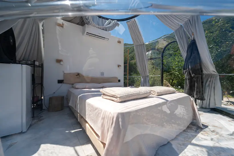 Transparent Sky Dome with mountain views at Zen Relaxing Village