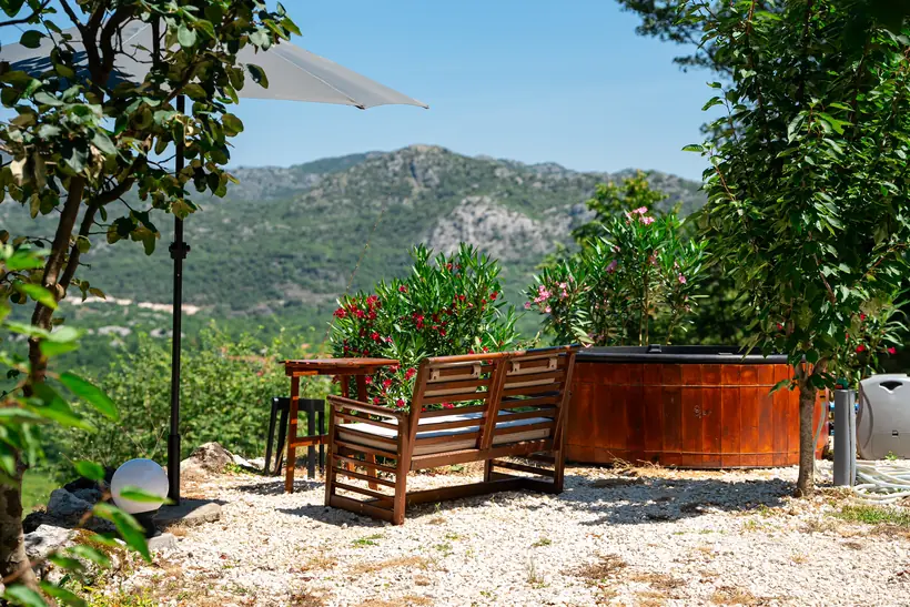 Transparent Sky Dome with mountain views at Zen Relaxing Village